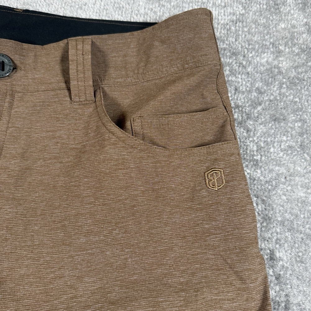 Born Primitive Pants Men's 34x36 Brown Chino Athletic Tactical Stretch - Picture 3 of 8